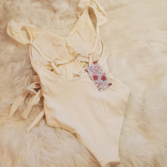 Toluca Isabella Maxi Wrap One-piece - Ivory Micro Waffle - Picture 7 of 16